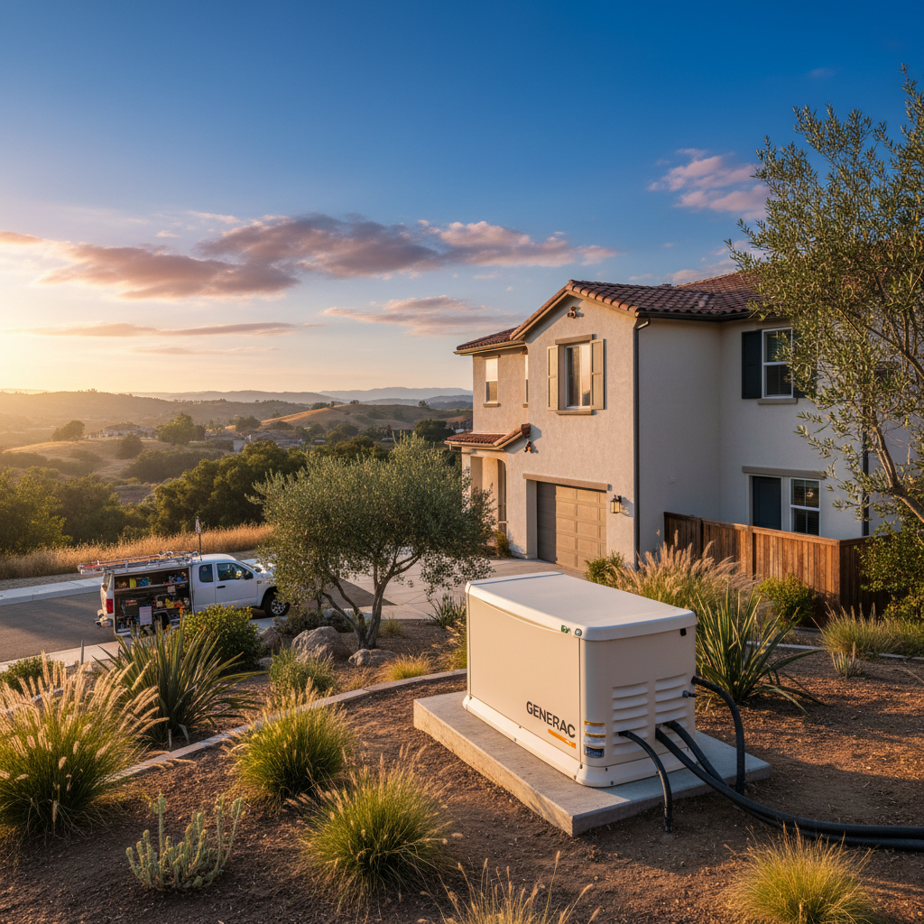 Whole home generator installation - professional backup power solutions