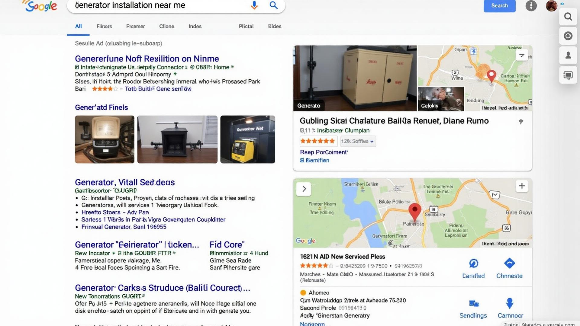 Google Ads - Be the first result when homeowners search for backup power solutions for generator installers